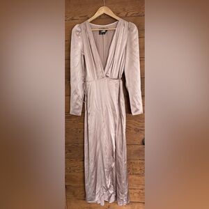 Reformation Silk Dress Pink